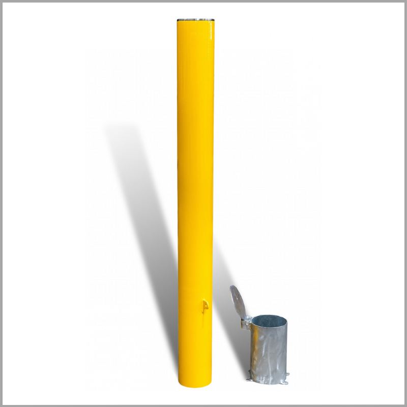Removable Inground Bollard 140mm (Sleeve Lock)